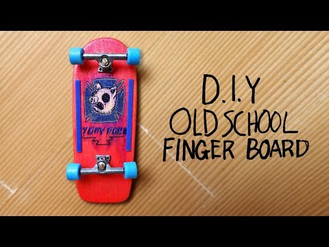 D.I.Y OLD SCHOOL FINGERBOARD!