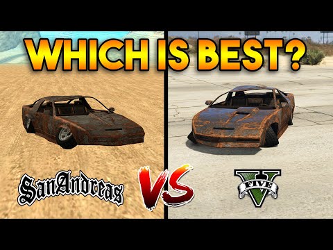 GTA 5 RUSTY RUINER VS GTA SAN ANDREAS RUSTY RUINER : WHICH IS BEST?