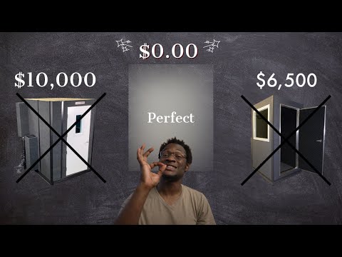 I made a vocal booth for $0.00!