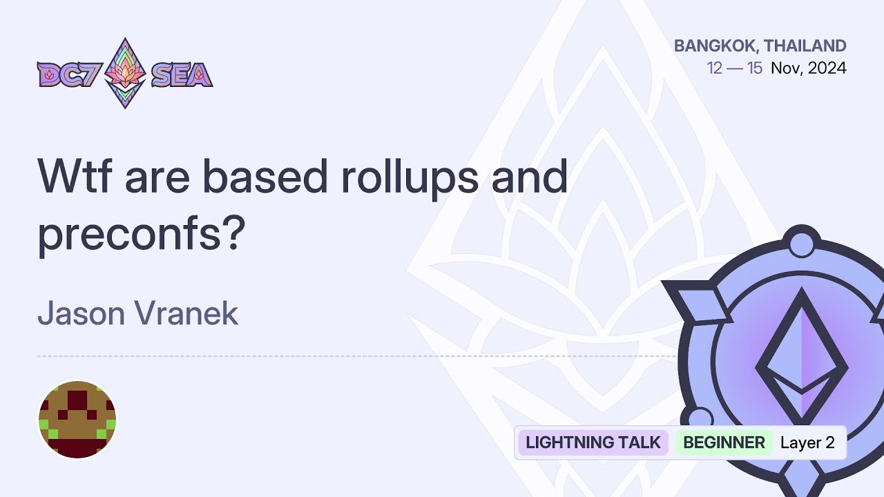 Wtf are based rollups and preconfs? preview