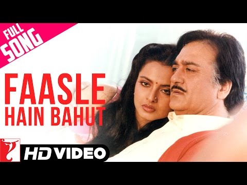 Faasle Hain Bahut | Full Song | Faasle | Sunil Dutt | Rekha | Asha Bhosle | Shiv-Hari | Shahryar