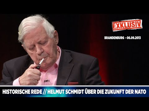 Historische Rede // Helmut Schmidt über die Zukunft der NATO