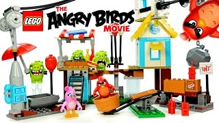 LEGO® The Angry Birds™ Movie Pig City Teardown 75824 Speed Build w/ Red & Stella