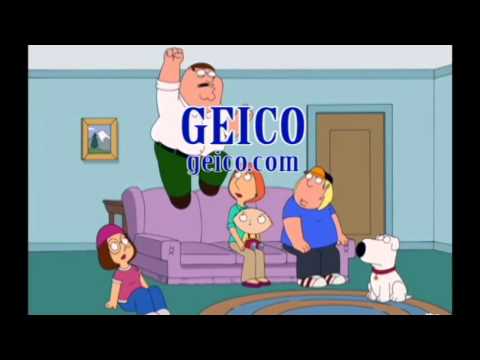 Family Guy Geico Commercial