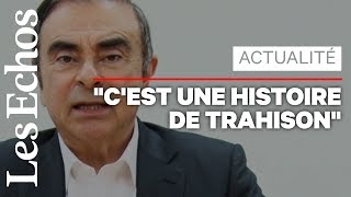 Carlos Ghosn se dit "victime d'un complot"