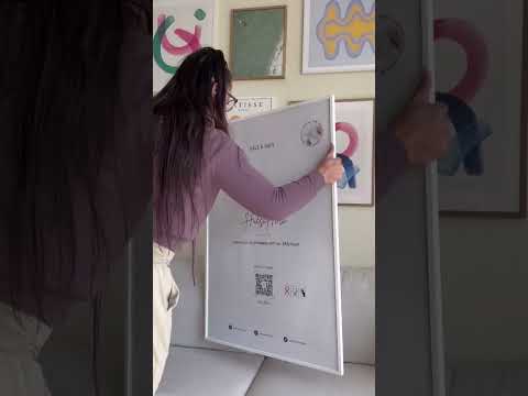 pov: you found the best large art and frame on Amazon! 😎😍 #amazonfinds #shorts