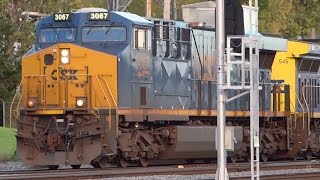 preview picture of video 'A CSX Coal Train Moving Through Brunswick'