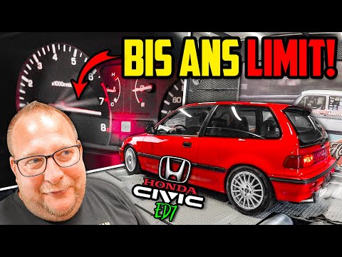 Bis in den LIMITER! - Honda Civic ED7 - Am FALSCHEN Ende GESPART!