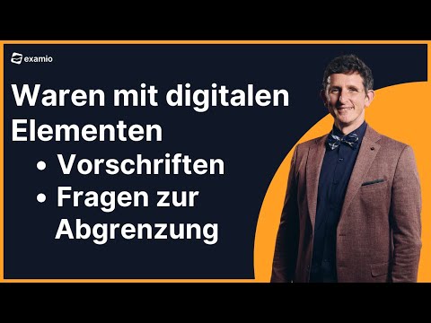 Waren mit digitalen Elementen | examio Jura