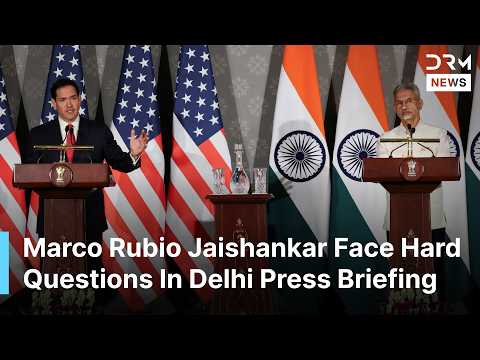 Q&A: Marco Rubio and Jaishankar Respond to Media Questions After Joint Press Meet in New Delhi |AC14