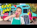 MY FIRST JOB 24 Hours In Ice Cream Truck