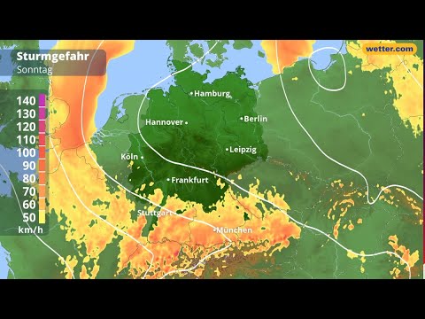 Wilde Wettertage! Schwerer Sturm & Dauerregen