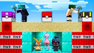 CAMPO MINADO DE LUCKY BLOCK POKÉMON NO MINECRAFT