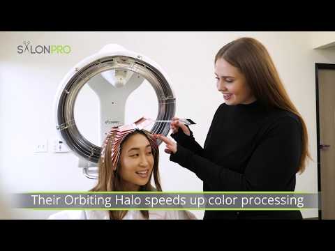 SalonPro Orbiting Halo Hair Color Processor Customer...