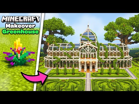 I Built a Greenhouse for Every Flower in Minecraft Makeover
