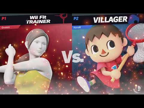 HKSBC January Tournament 2020   LR5 Mizeru Villager vs Oreishi Wii Fit Trainer   SSBU