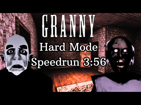 Granny 4 The Rebellion Hard Mode Speedrun 3:56 Former WR