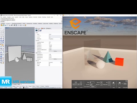 Enscape 2.9 render per Rhino - Lezione #13 #enscape3d #rhinocero