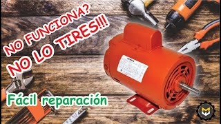 Reparación de motor siemens que no arranca, solo vibra. solución a problema de capacitor y cloutch