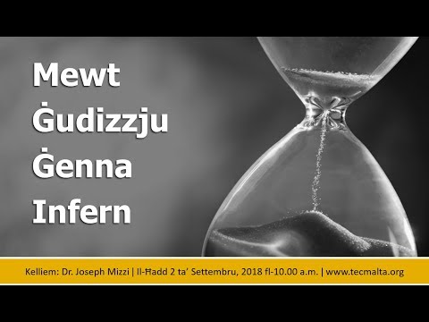 Mewt, Ġudizzju, Ġenna u Infern - Dr Joseph Mizzi