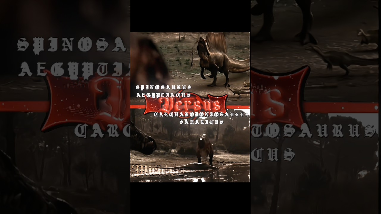 Spinosaurus Vs Carcharodontosaurus | Song - LOUCURA LETAL