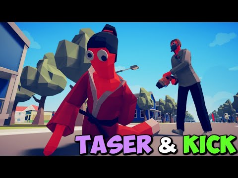 ⚡Taser & Kick! Taser Gun Doc and Taekwondo vs Every Faction - Totally Accurate Battle Simulator TABS