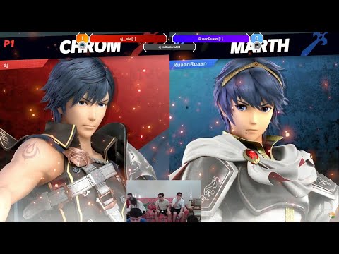 ajvitational #4 - GRAND FINALS - aj__siv (Zelda/Chrom) vs RuaanRuaan (Bayonetta/Marth/K.Rool)
