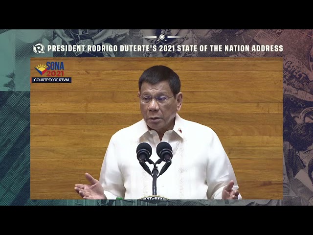 LIVE UPDATES: President Duterte’s final State of the Nation Address | SONA 2021