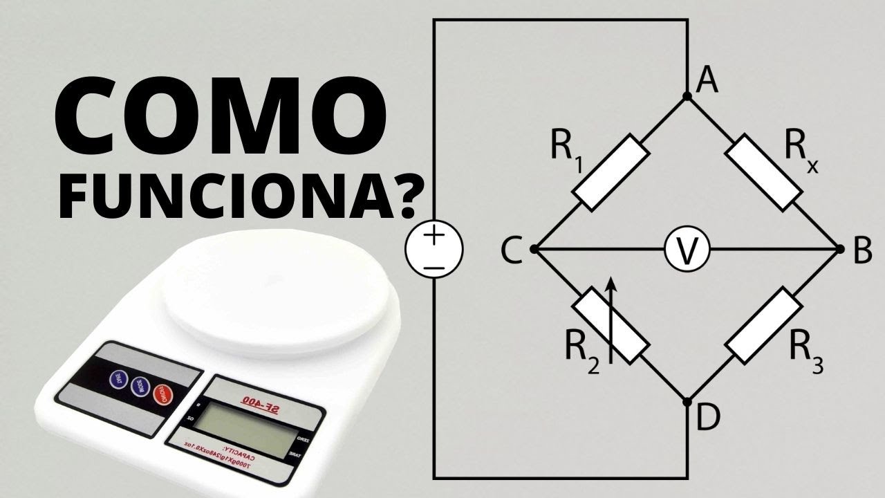 É ASSIM que uma balança eletrônica funciona (TUDO sobre célula de carga e ponte de Wheatstone)