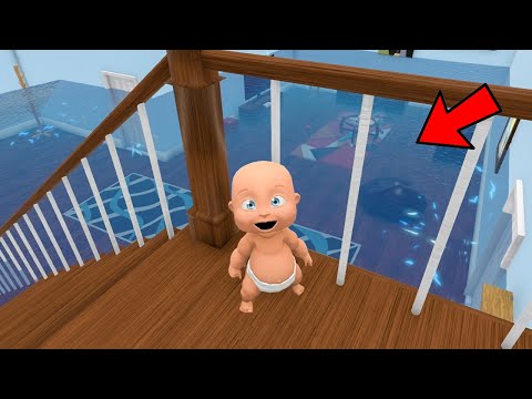 Baby FLOODS House Home Alone!