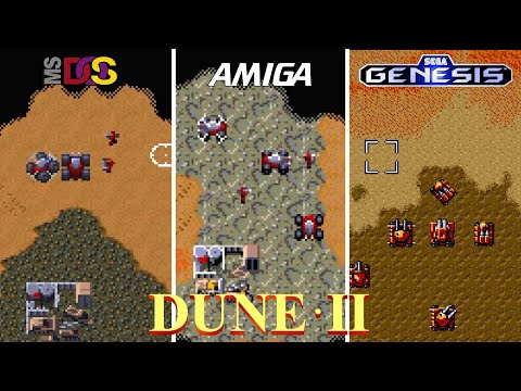 Dune II [1992] DOS vs Amiga vs Sega Genesis (Version Comparison)