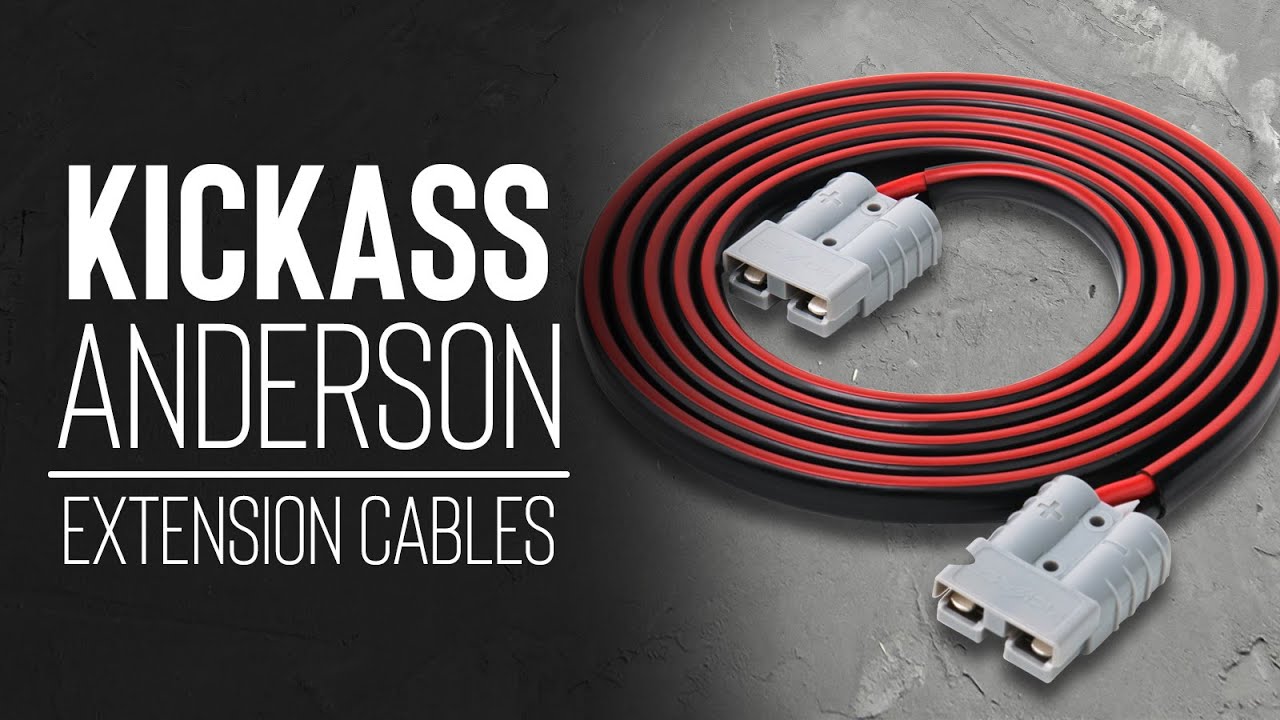 Watch detailed video of KickAss 8B&S 2.5 Metre Extension Lead With Anderson Style Connectors