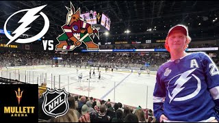 MULLETT ARENA Experience at ASU // Coyotes vs Lightning // 2023-24 NHL Season // Vlog #114