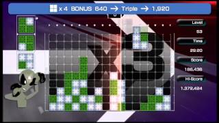 Lumines Live! Advance Pack gameplay
