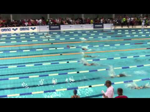 ISM Berlin 2014 50m Schmetterling Frauen Vorlauf   Delfinia Ptolemaidas