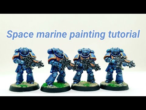 Space marine inercessor squad painting tutorial (Warhammer 40000 | Know no fear starter set)