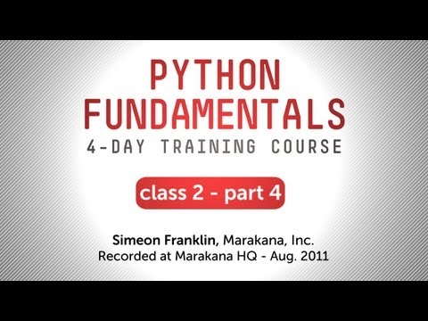 Python Fundamentals Training Doctest