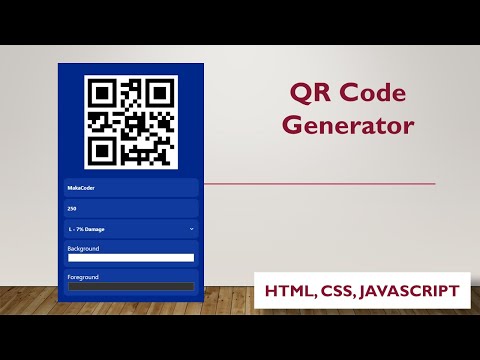 Asmr Programming Create Qr Codes Using Html Css And Javascript