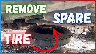 How To Remove Spare Tire On Dodge or Chrysler Van