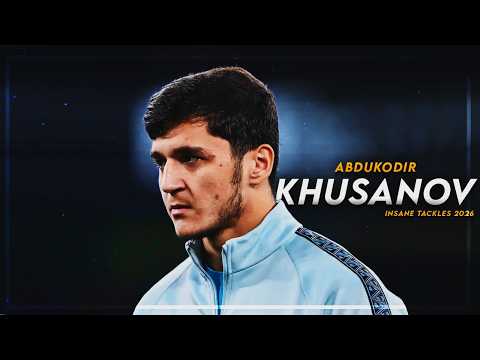 Abdukodir Khusanov 2026 ● Defensive Skills, Tackles & Speed ᴴᴰ