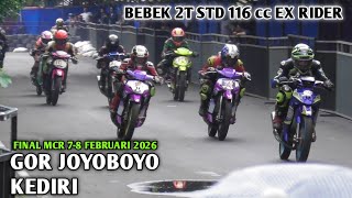 Download lagu Final Race | Bebek 2T Std 116 cc Ex Rider | Final MCR Kediri 7-8 Februari 2026 mp3