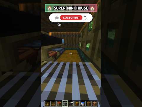 Top Build a super mini house in minecraft Trends This Year #shorts