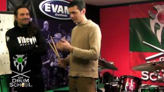 Mr Alessandro Minetto - Estratto dal Jazz Style Course @ GM Drum School - Parte 1