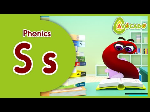 Learning Alphabet S - Letter S | Phonics For Kids | abc animation | AVOCADO abc