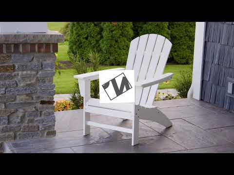 POLYWOOD Nautical Adirondack Chair