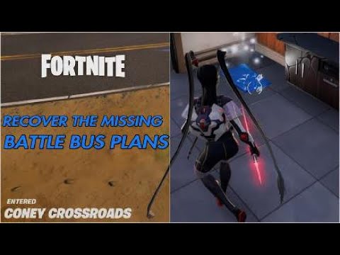 Recover the missing Battle Bus Plans - Establish Device Uplink near Coney Crossroads - Fortnite