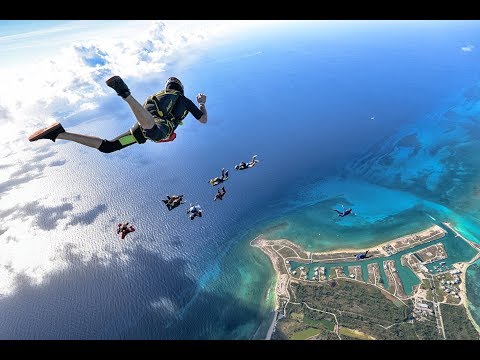 Skydiving over the Bahamas - Best jumps of 2018