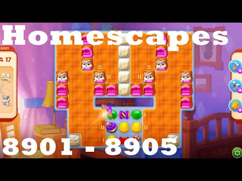 Homescapes Level 8901 - 8905 HD | 3 - match game | gameplay | android | ios | 8902 | 8903 | 8904