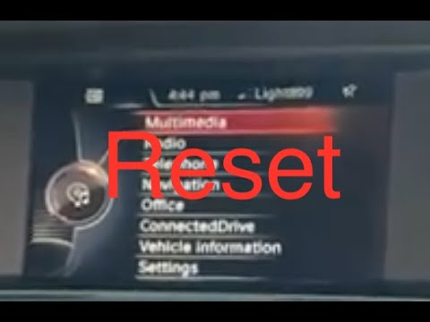 How to Reset BMW iDrive. Fix faults and problems Restart Mini Rolls Royce