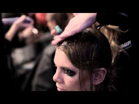 Backstage at Beckmans AW14 med TONI&GUY Hair Meet Wardrobe på MBFW Stockholm